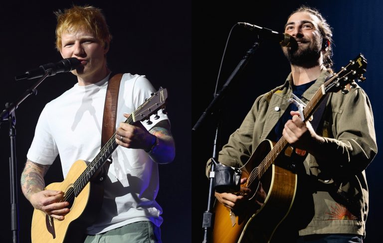 Watch Ed Sheeran and Noah Kahan play “duelling songs” at a Nashville pub
