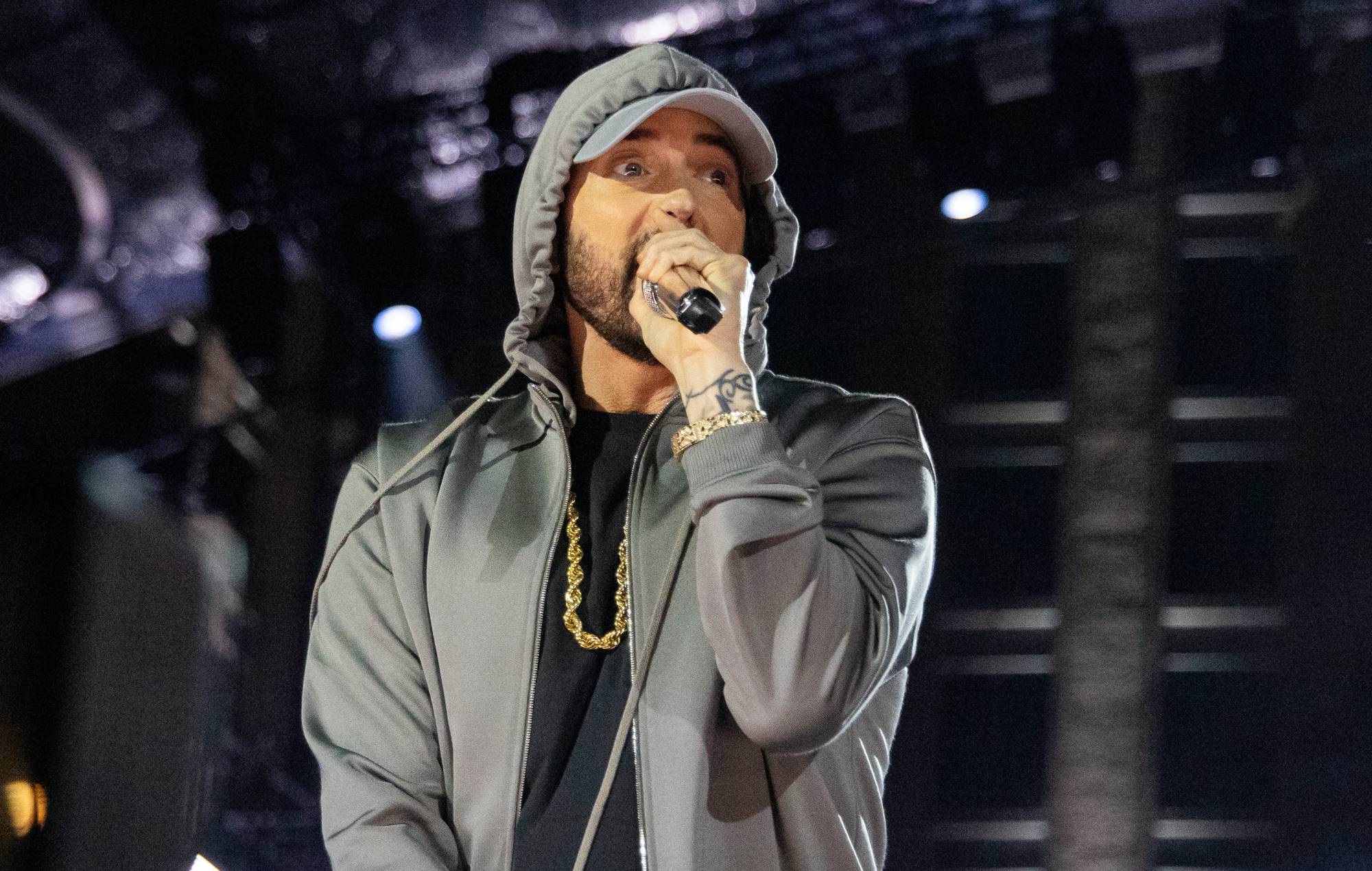 Eminem now a grandad as daughter Hailie Jade welcomes first child – with initials ‘EM&M’
