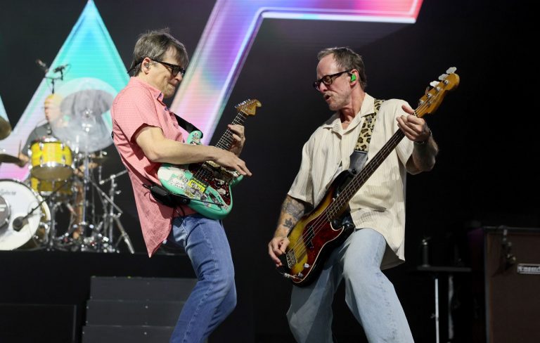 Weezer play Coachella 2025 without addressing recent arrest and shooting of bassist Scott Shriner’s wife