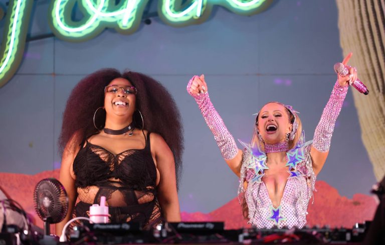 Watch Lizzo join Paris Hilton for surprise Stagecoach performance