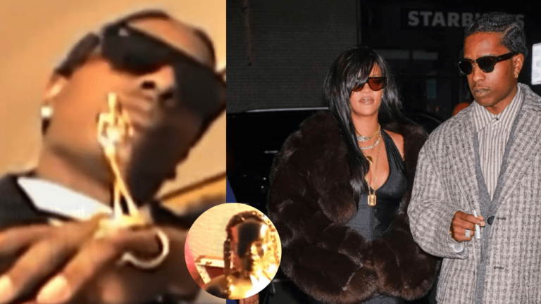 ASAP Rocky Debuts Rihanna Statue Ring: “You See That Forehead, You Know Who It Is”