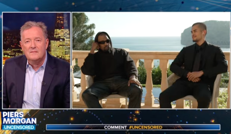 KK Kanye West Walks Out On Piers Morgan Interview After Inaccurate X Followers Comment