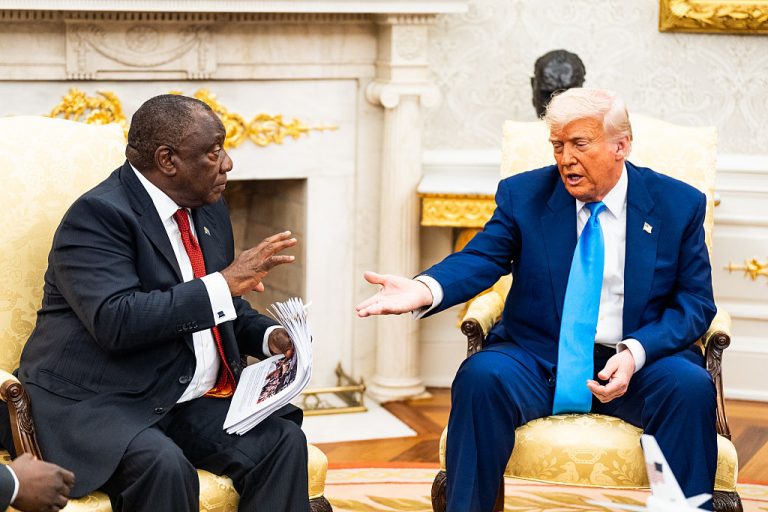 South African President Cyril Ramaphosa Shoots Down Trump’s White Genocide Claims