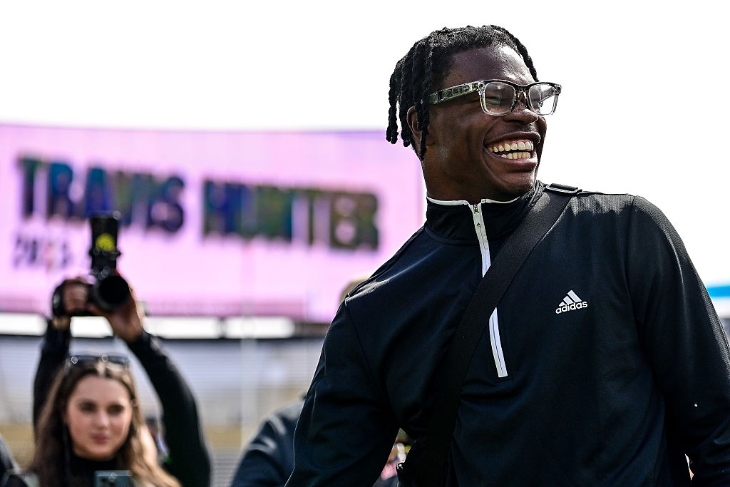 Travis Hunter & Fiancée Leanna De La Fuente Jump The Broom In Lavish Wedding Ceremony, Some On X Are Worried About His Financial Future