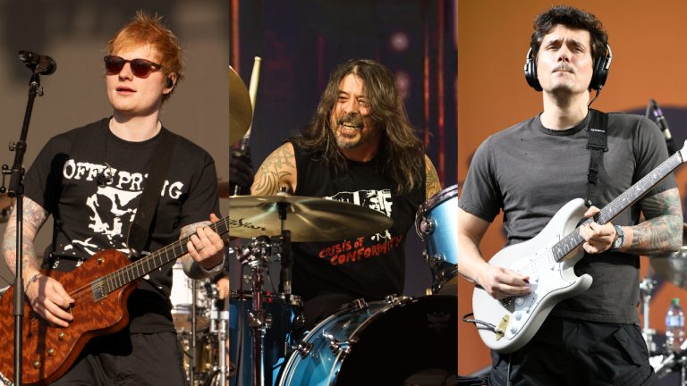“A lot of fun making this.” Listen to Ed Sheeran’s guitar-heavy hard rock collaboration with Dave Grohl and John Mayer
