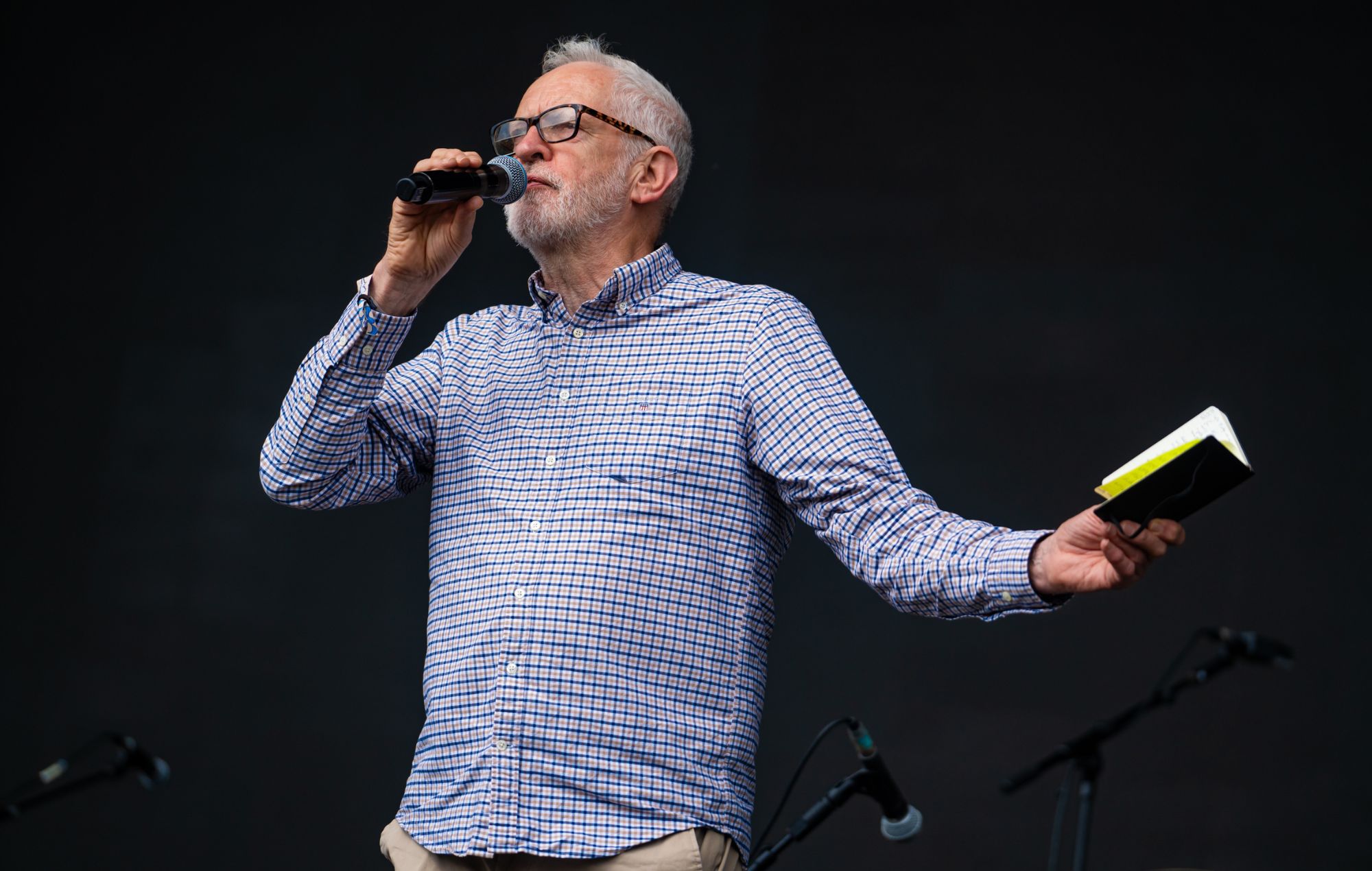 Watch Jeremy Corbyn speak out on Gaza from London’s Wide Awake festival