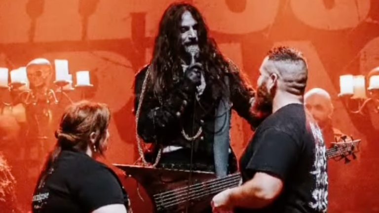 “By the power of music and death metal, I pronounce you husband and wife!” Watch this extreme metal band marry two of their fans onstage during a concert