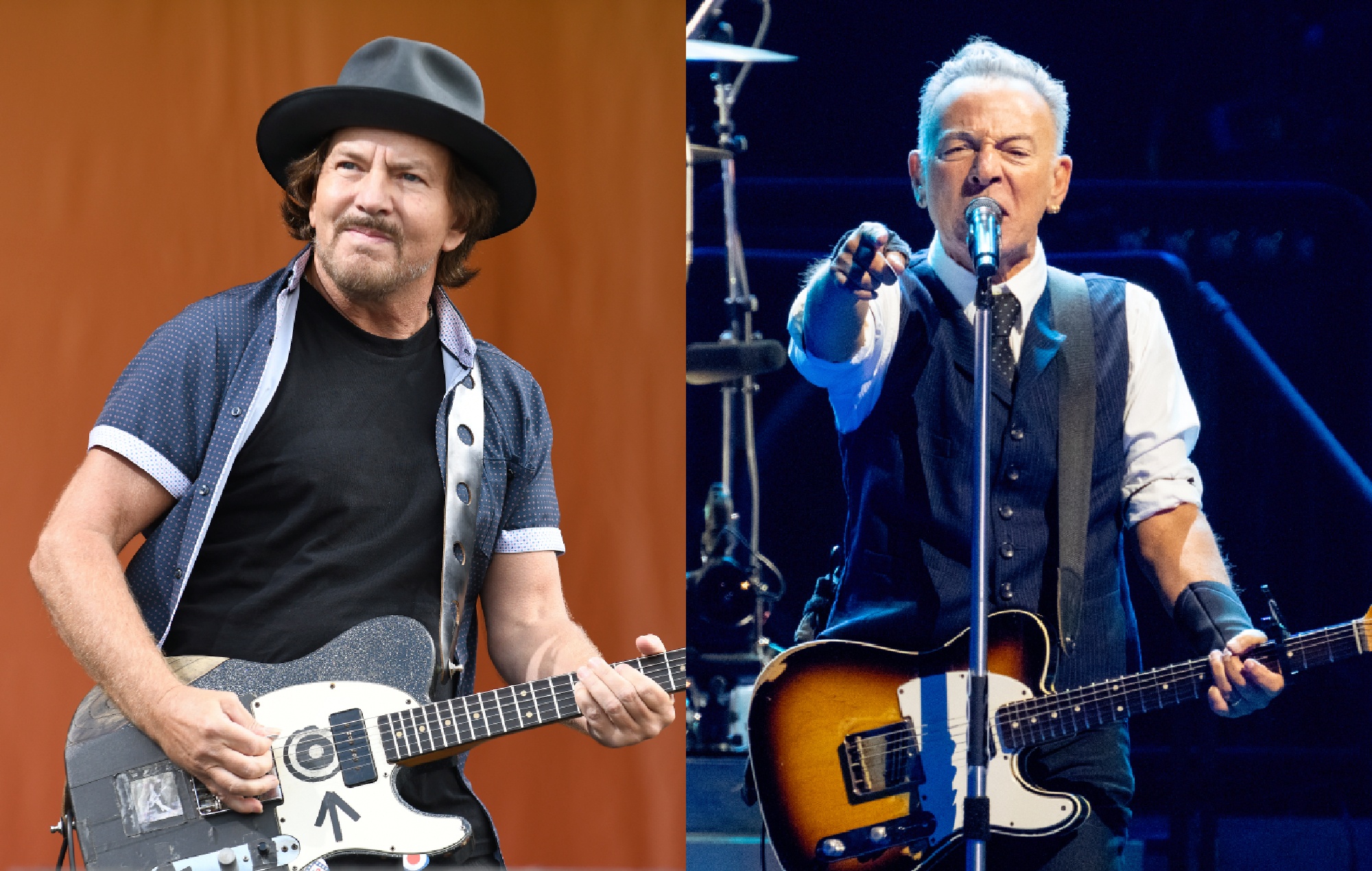 Eddie Vedder speaks out in support of Bruce Springsteen amid Trump attacks: “Part of free speech is open discussion”