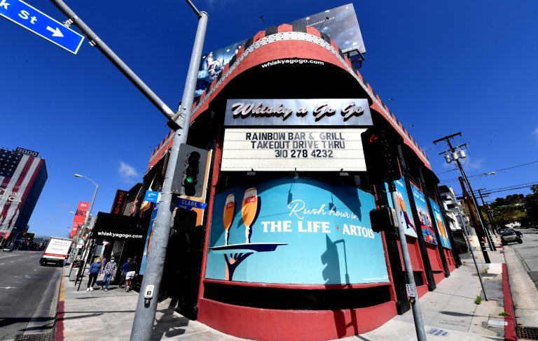 Garbage truck crashes into Whisky a Go Go ahead of Boy Hits Car gig