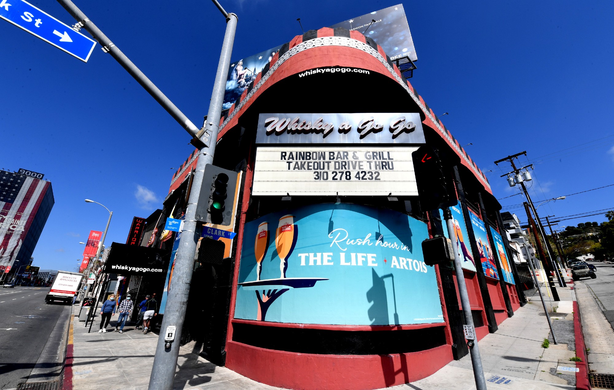 Garbage truck crashes into Whisky a Go Go ahead of Boy Hits Car gig
