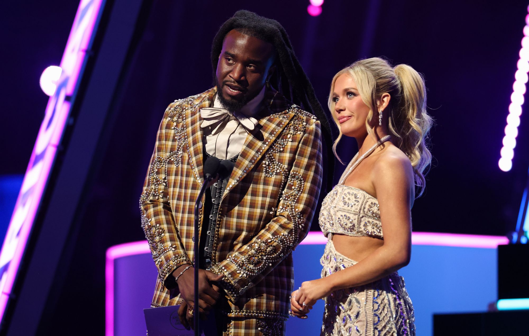 Shaboozey speaks out after side-eye towards Megan Moroney at the AMAs goes viral