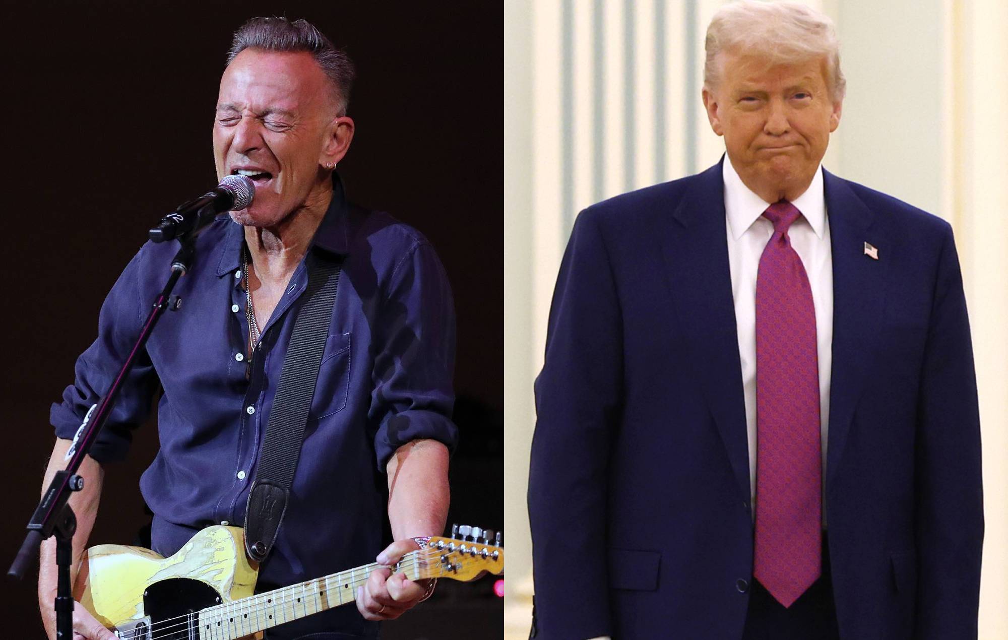Donald Trump labels Bruce Springsteen a “dried out ‘prune’” after Manchester gig speeches