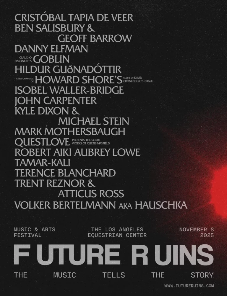 Trent Reznor and Atticus Ross Announce Future Ruins Festival — An Event Spotlighting Film and Television Composers Such as John Carpenter, Kyle Dixon, Goblin, and More!