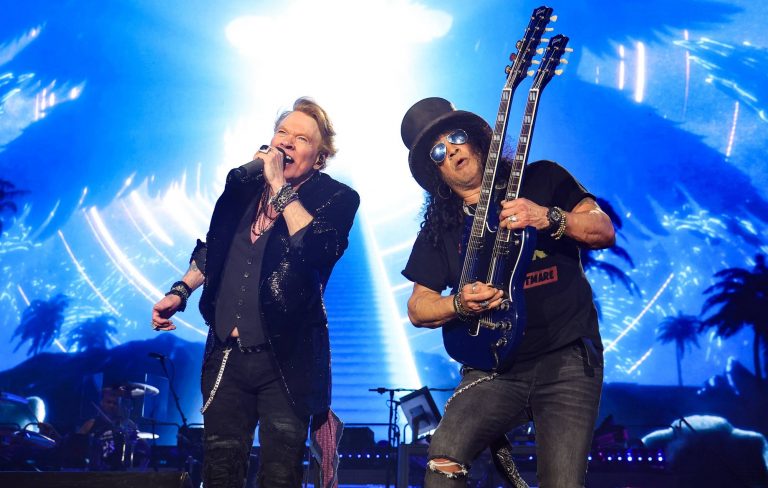 Watch Guns N’ Roses play first show with new drummer Isaac Carpenter in South Korea