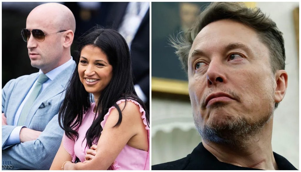 Stephen Miller’s Wife Leaves White House To Work With Elon Musk, X Jokes He Lost His Wife To An Billionaire Immigrant