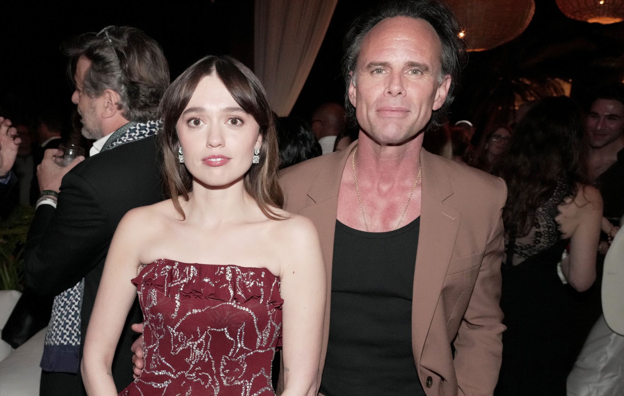 ‘The White Lotus’ star Walton Goggins shuts down question about Aimee Lou Wood after rumours swirl on social media about potential feud