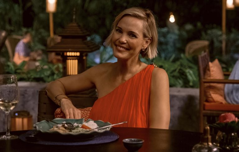 Leslie Bibb was terrified of getting diarrhoea during ‘The White Lotus’ water fight scene