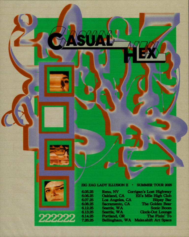 PNW Post-Punk Trio Casual Hex Explores Power, Fear, and Existential Dread With New Single “No A”