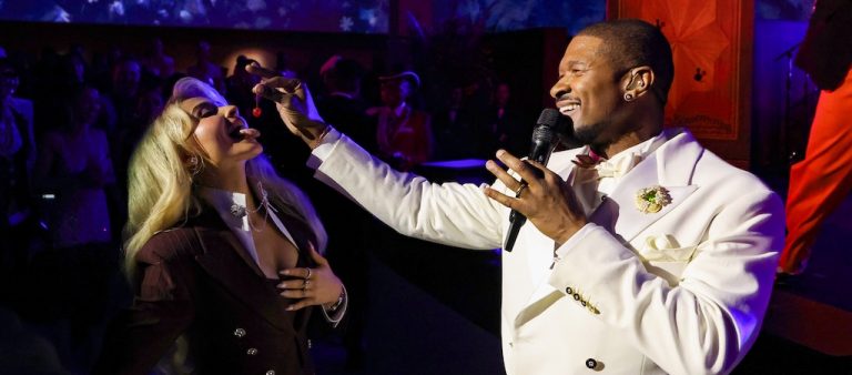 Usher Suggestively Fed Sabrina Carpenter A Cherry During His Met Gala Performance