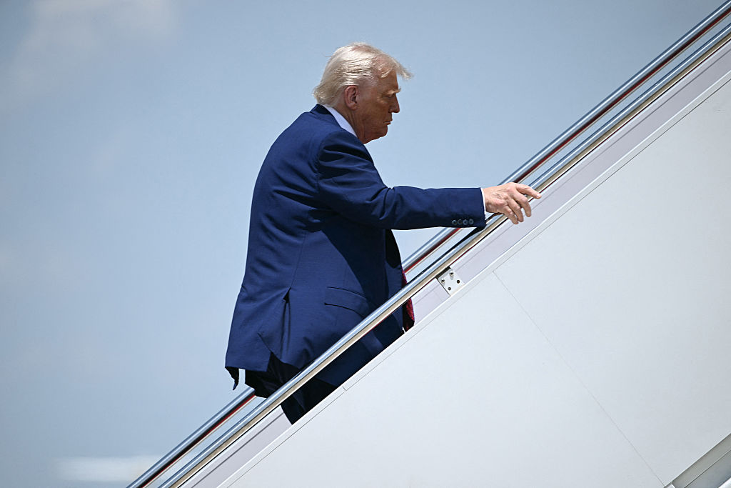 Trump Trips On Air Force One Steps, X Rolls Out The Jokes