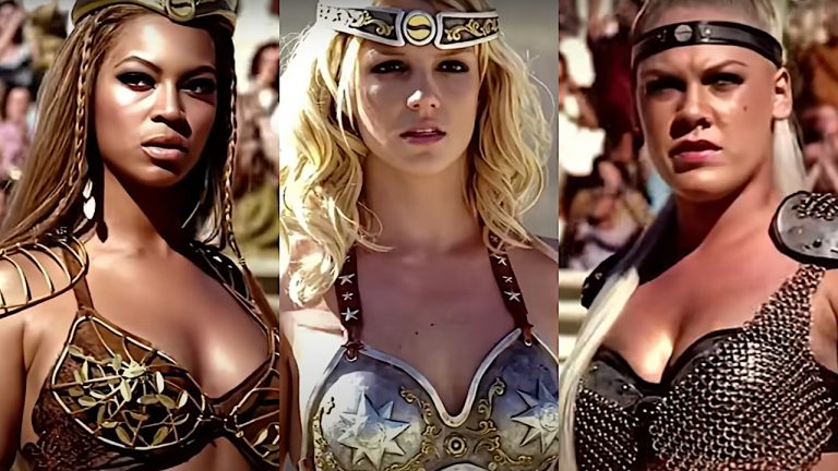 “It made me feel empowered!” That time pop superstars Beyoncé, Britney Spears and Pink dressed up as gladiators and covered Queen’s anthemic classic We Will Rock You now seems like a weird fever dream