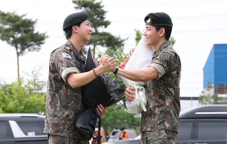 BTS’ RM and V discharged from South Korean military after completing mandatory service
