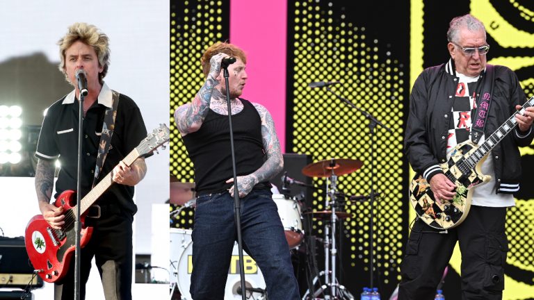 Watch Green Day’s Billie Joe Armstrong join forces with Frank Carter and the Sex Pistols to perform Anarchy In The UK