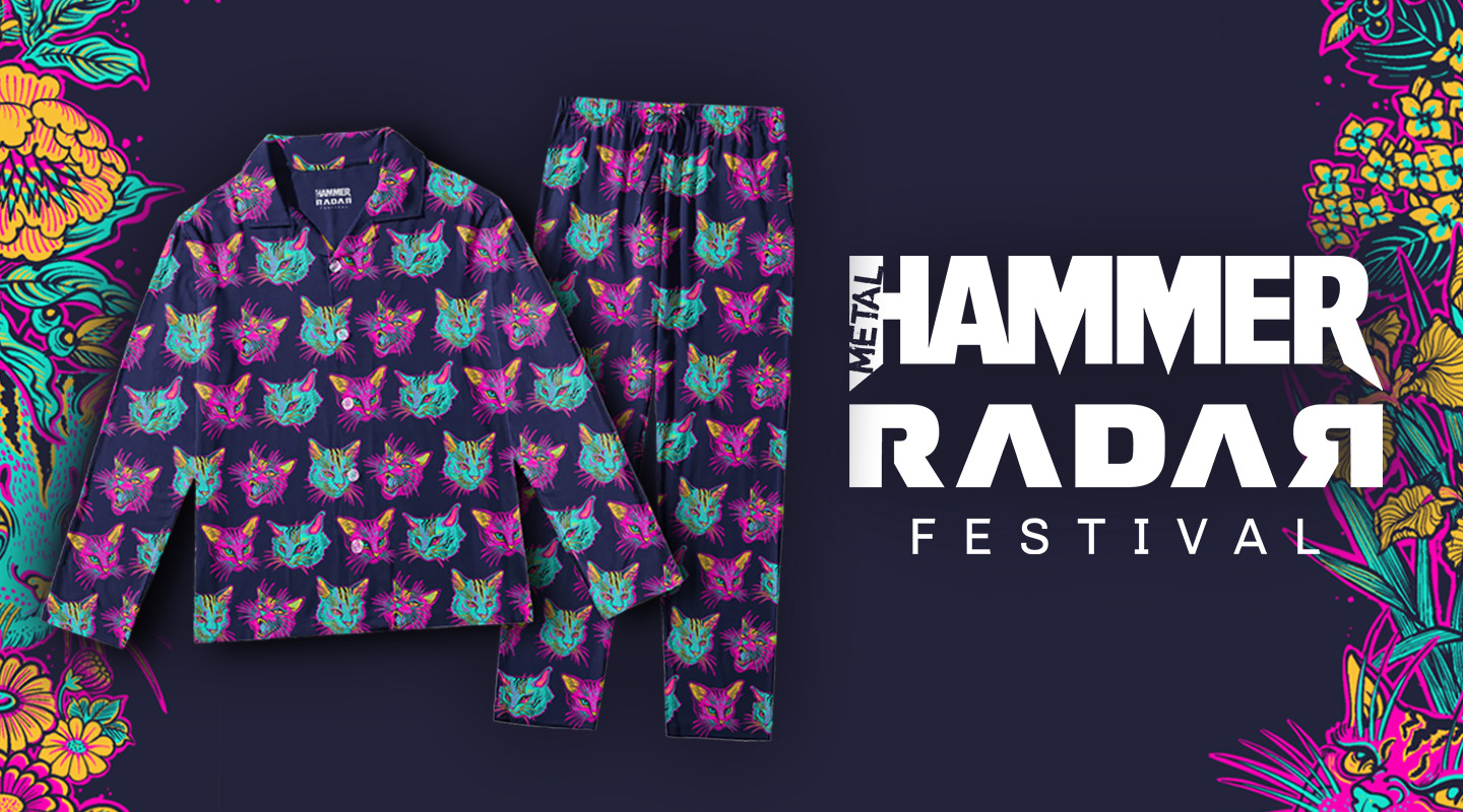 Metal Hammer has teamed with rock festival Radar to design the cat pyjamas your wardrobe is incomplete without