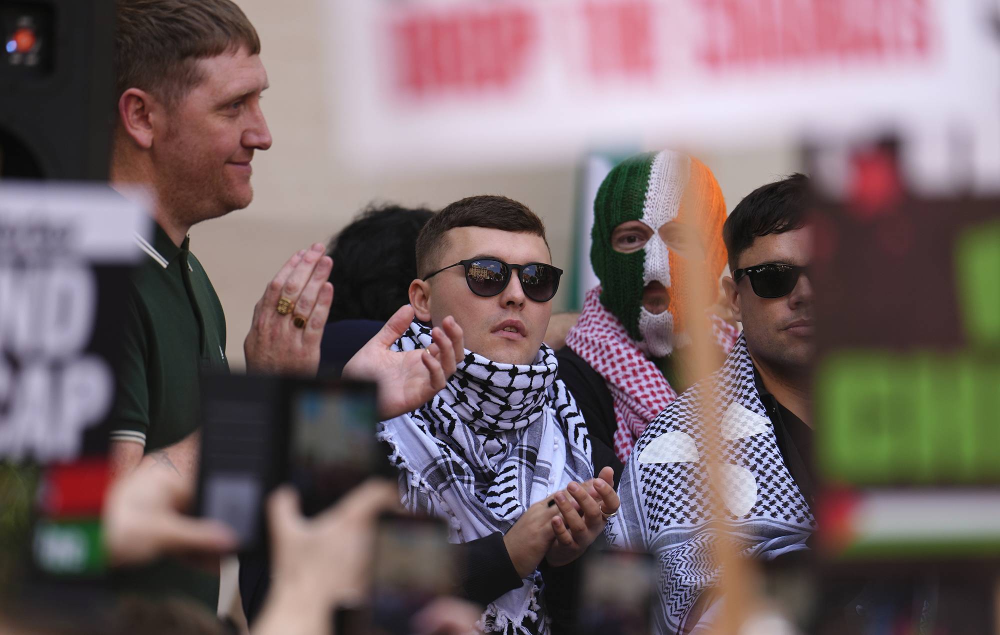 Huge crowd gathers as Kneecap’s Mo Chara appears in court over terrorism charges: “We are on the right side of history”