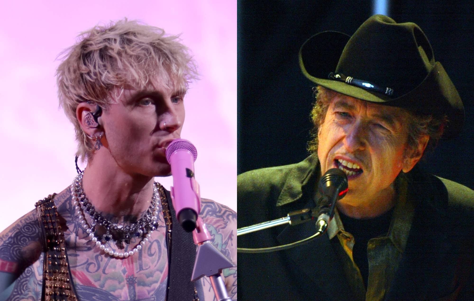 Machine Gun Kelly says he got Bob Dylan to narrate his album trailer through “pure desperation”