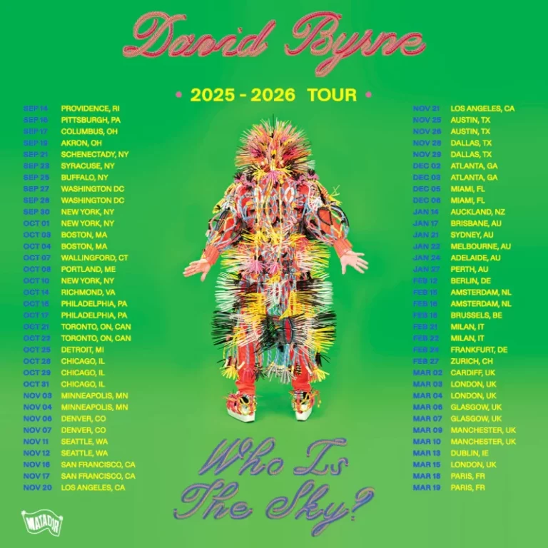 David Byrne Announces New Album “Who Is The Sky?” and World Tour — Watch Video for “Everybody Laughs”