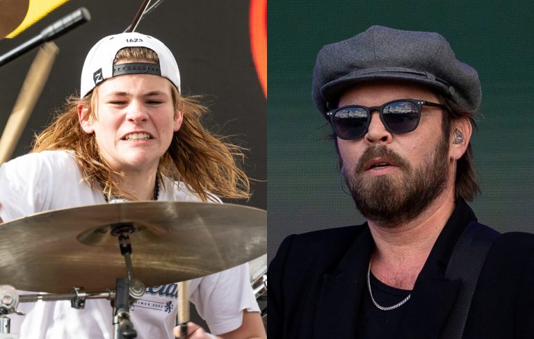 Watch Taylor Hawkins’ son Shane join his dad’s favourite band Supergrass for ‘Caught By The Fuzz’ at The Great Estate