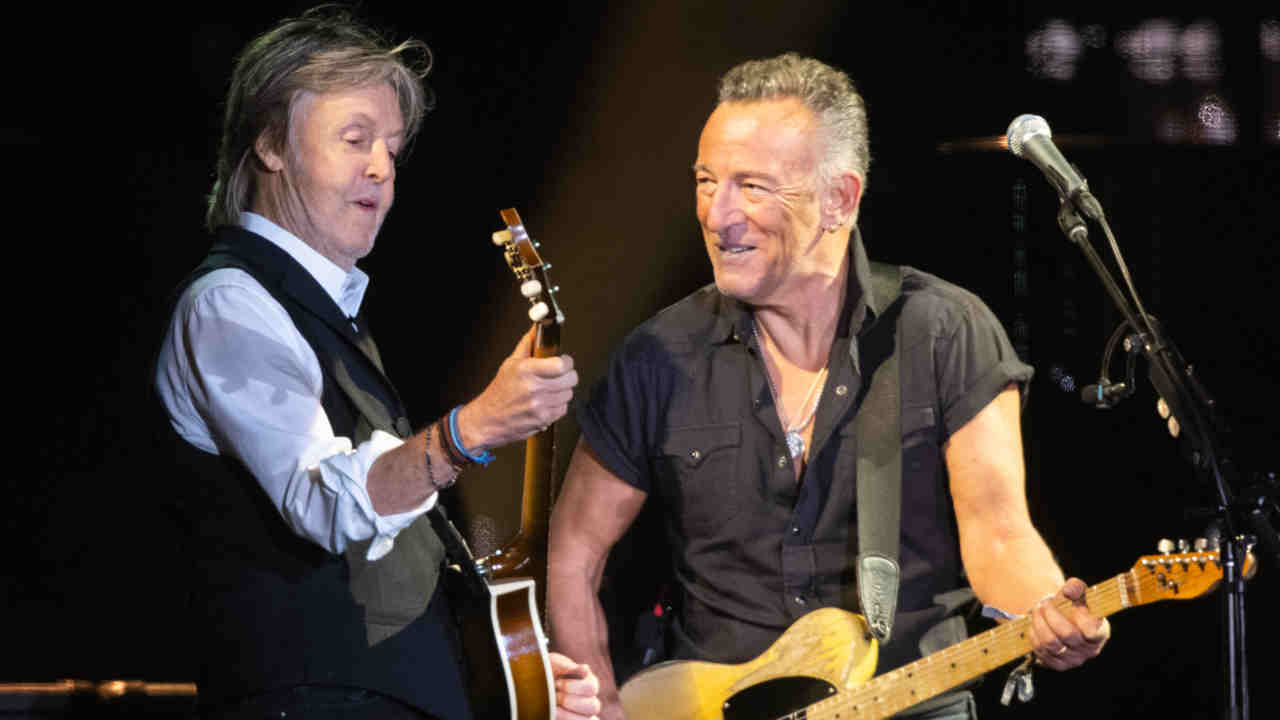 Watch Bruce Springsteen and Paul McCartney covering The Beatles onstage in Liverpool last night