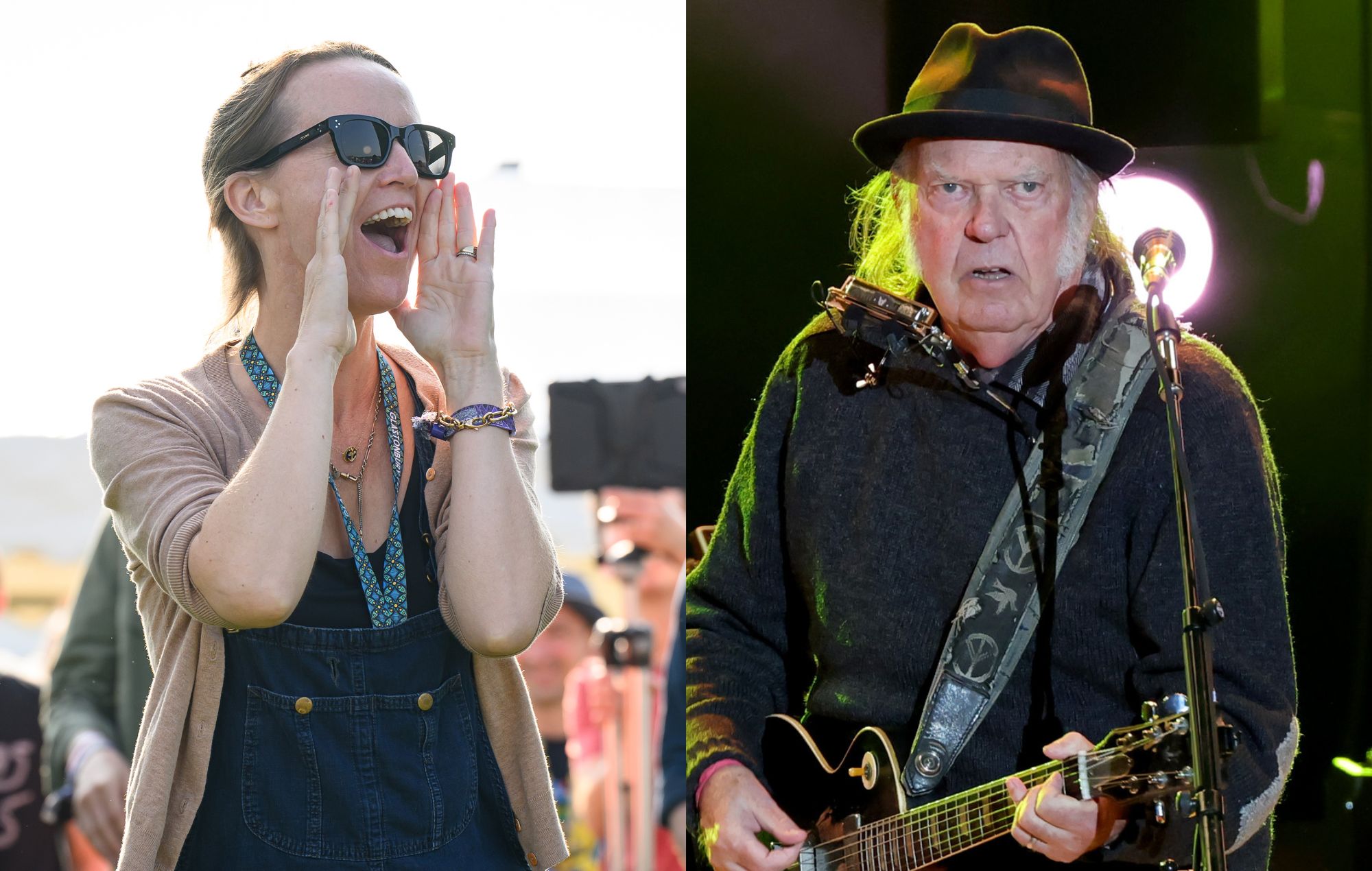 Emily Eavis “does not believe” Neil Young’s Glastonbury 2025 set will be shown by BBC 