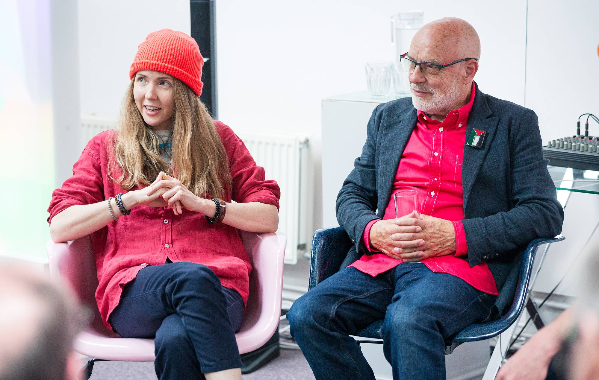 Brian Eno and Beatie Wolfe talk Oblique Strategies and why “there’s a terrible housewifely tidiness presented with music”