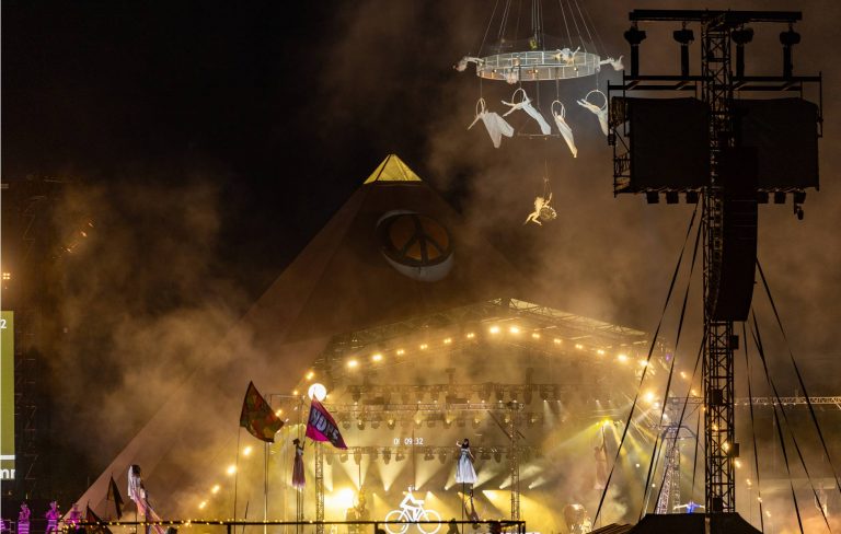 Watch Glastonbury 2025 kick off with ambitious circus show on Pyramid Stage