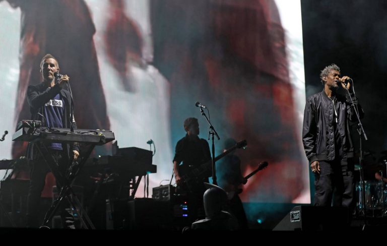 Massive Attack joined by Khalid Abdalla and Yasiin Bey in show of solidarity with Palestine at LIDO Festival