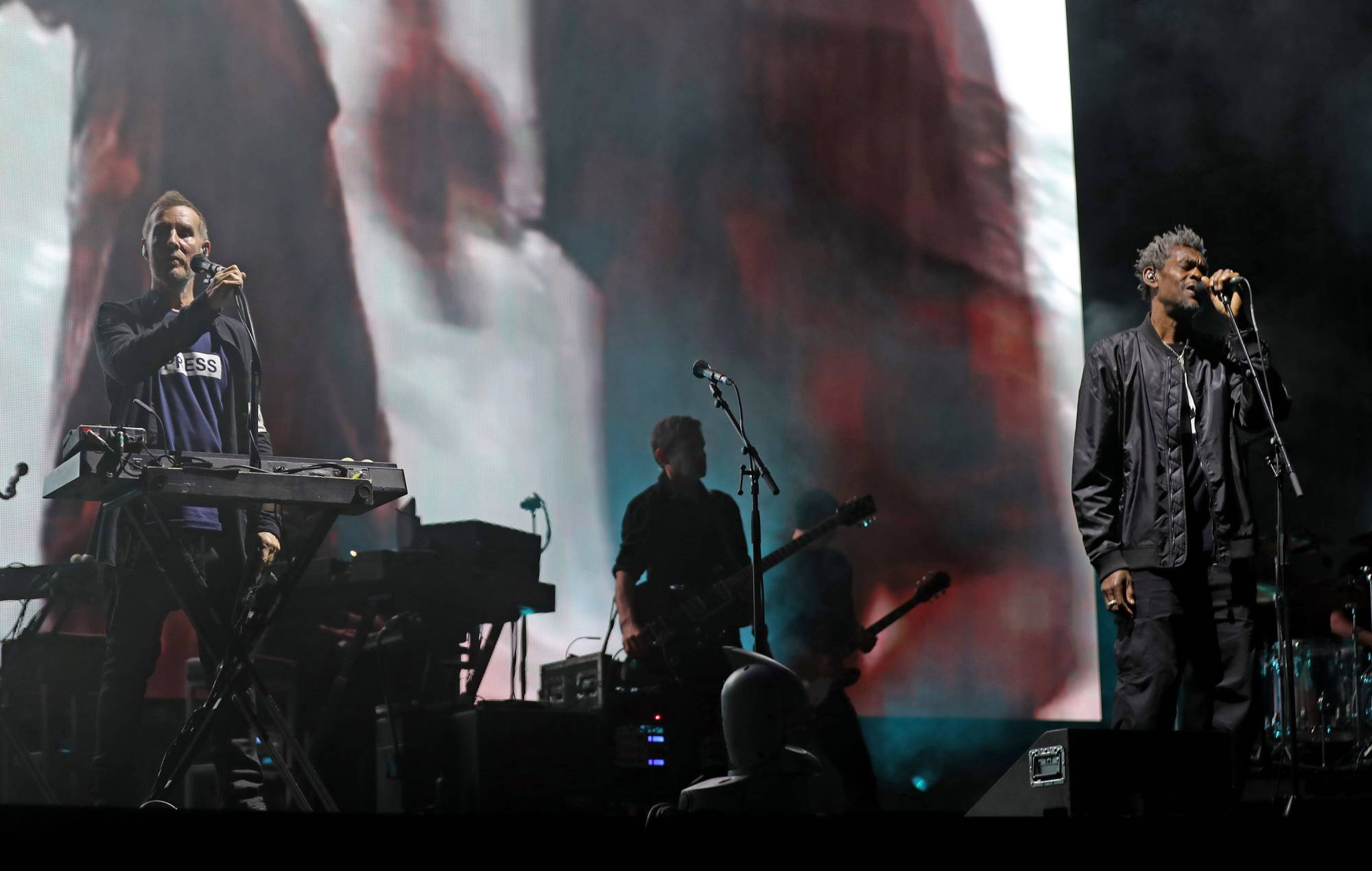 Massive Attack joined by Khalid Abdalla and Yasiin Bey in show of solidarity with Palestine at LIDO Festival