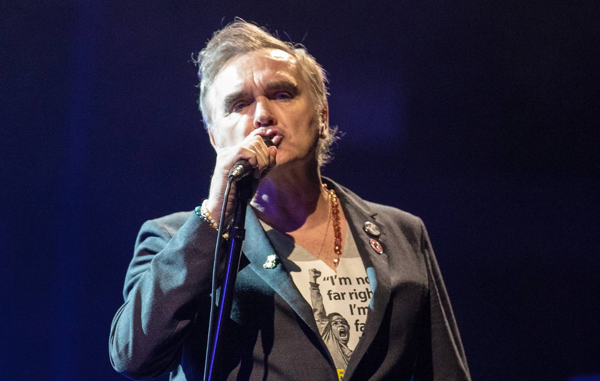 Morrissey cancels Stockholm show, saying he and band are “travel-weary beyond belief”, citing “absolutely zero music industry support” for full Scandinavia tour
