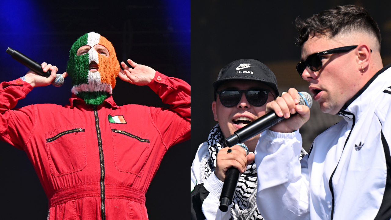 “Glastonbury, I’m a free man!” Kneecap draw massive crowd at Glastonbury, as BBC refuse to stream the festival’s most talked-about performance live, but insist “the BBC doesn’t ban artists”