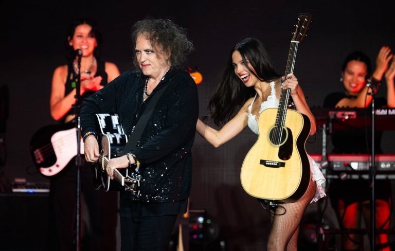 Olivia Rodrigo’s guitarist “started crying” when she found out Robert Smith would be joining them at Glastonbury