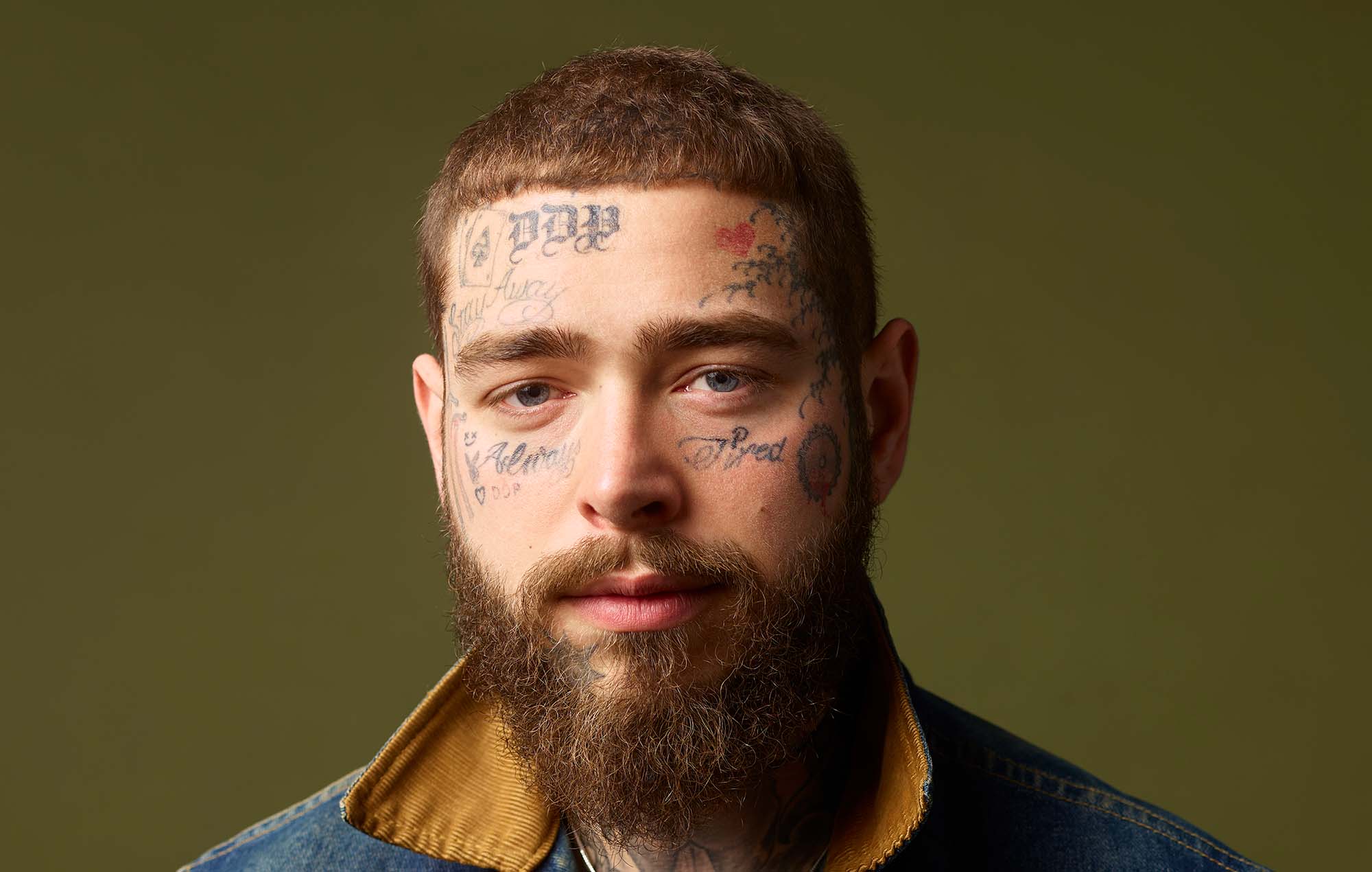 Post Malone falls off stage while toasting a fan on front row