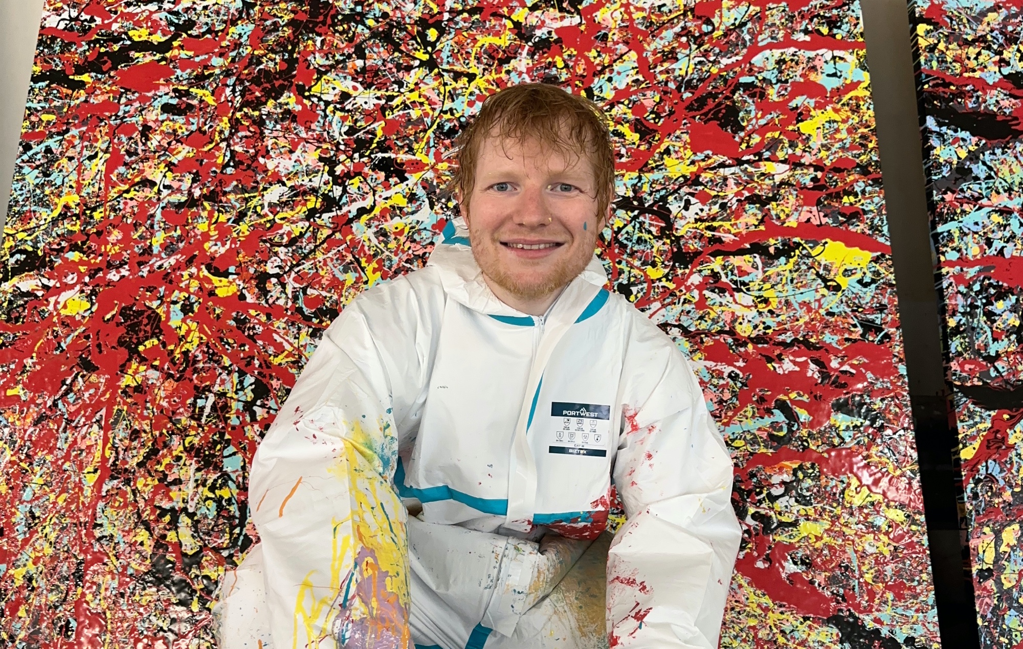 Ed Sheeran’s ‘Cosmic Carpark Paintings’ on sale to raise money for his foundation