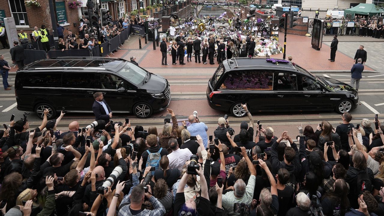 Here’s what happened at Ozzy Osbourne’s emotional funeral procession in Birmingham