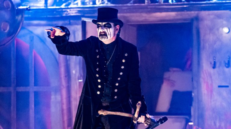 “It’s hard to believe this is a man who cheated death not so long ago when he sounds this good.” King Diamond brings horror, heavy metal and a touch of welcome silliness to Rock Imperium Festival