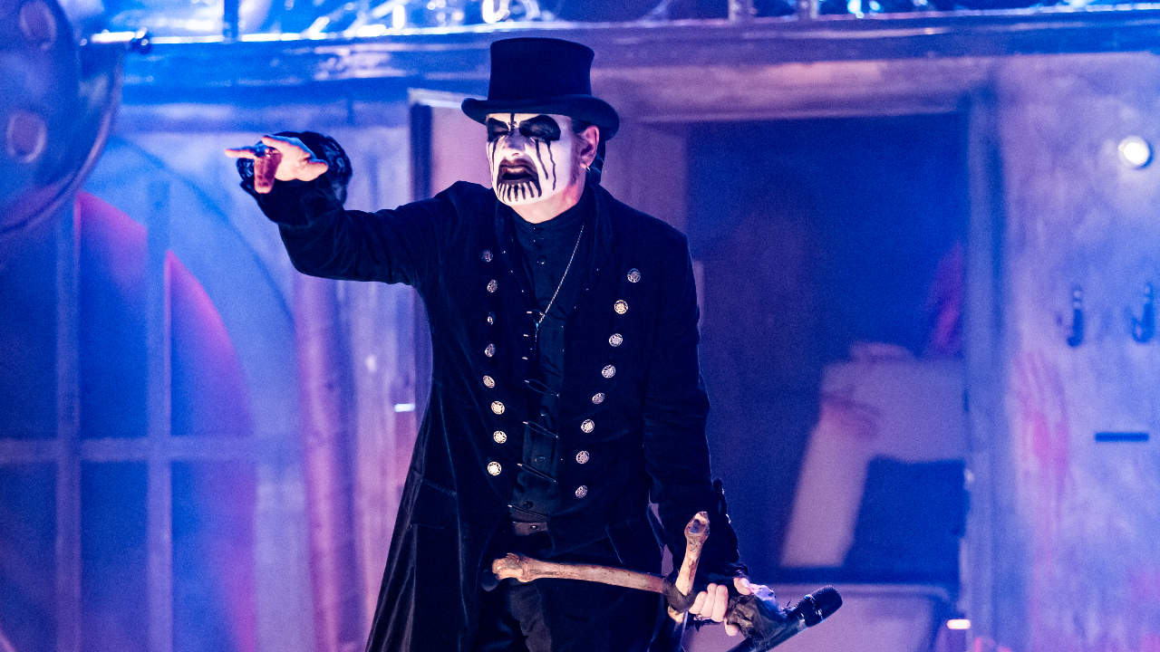 “It’s hard to believe this is a man who cheated death not so long ago when he sounds this good.” King Diamond brings horror, heavy metal and a touch of welcome silliness to Rock Imperium Festival