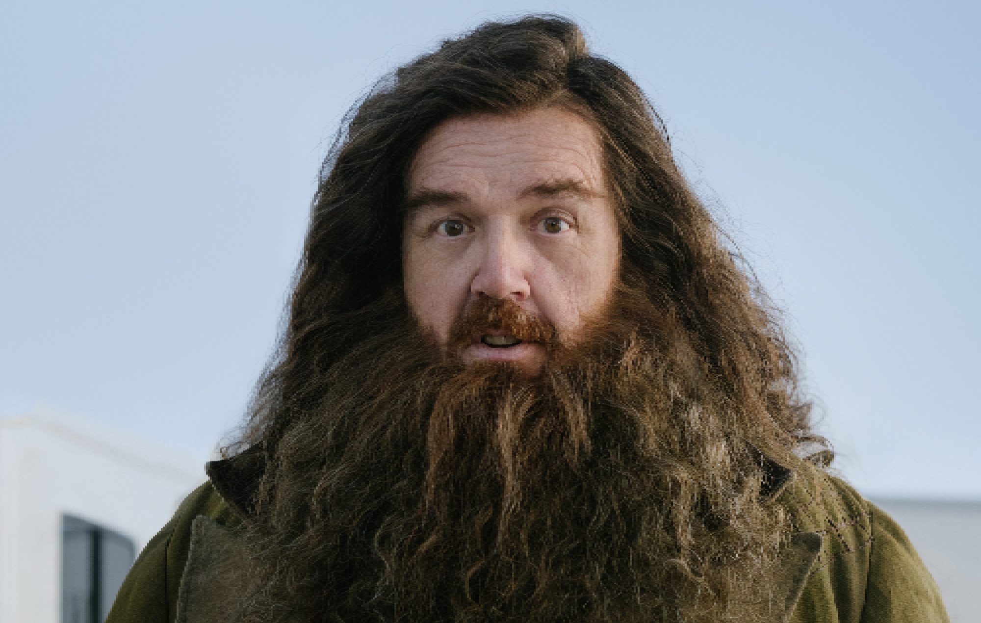 Here’s the first look at Nick Frost as Hagrid in new ‘Harry Potter’ TV series