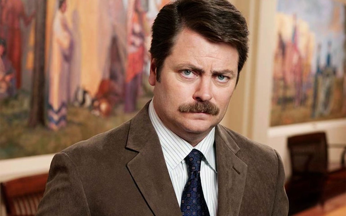Nick Offerman hits back at fans saying Parks & Recs’ Ron Swanson would be a Trump supporter