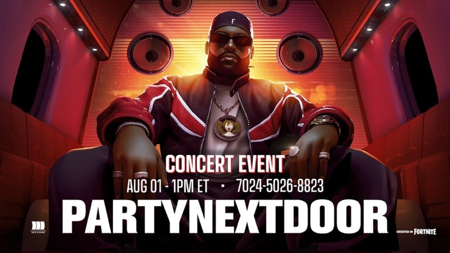 PARTYNEXTDOOR Jets from Toronto to Miami in New Immersive Music Experience Premiering August 1 in Fortnite