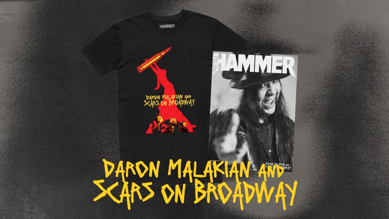 Order your exclusive Scars On Broadway t-shirt and Daron Malakian Metal Hammer cover now